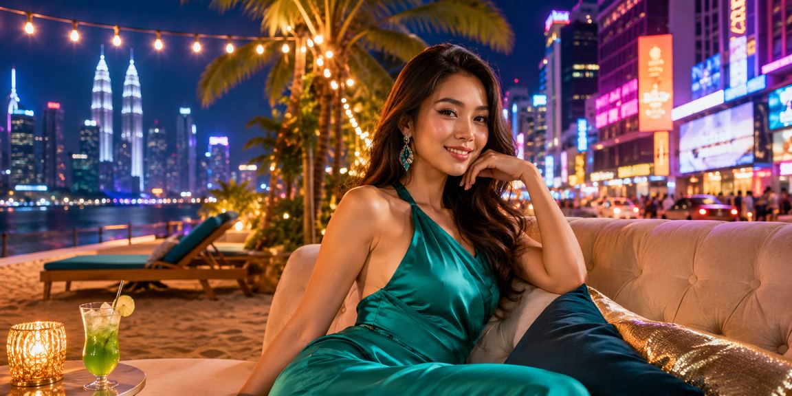 Suasana pertaruhan kasino dalam talian Kuala Lumpur gaya Malaysia moden